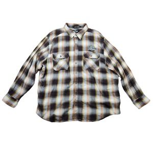 Men's Plaid Button-Up Shirt